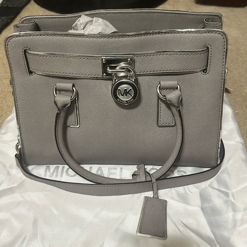 Michael Kors Small Saffiano Hamilton Satchel